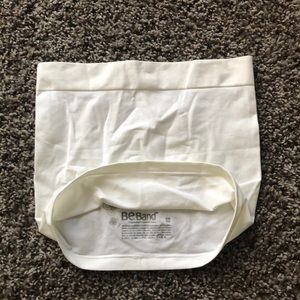 White BeBand for non-maternity jeans